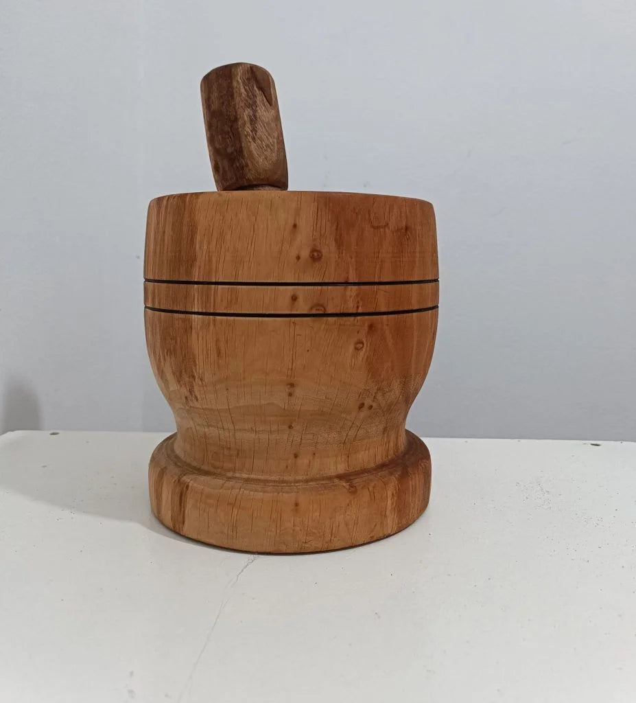 Mortier en bois d'olivier