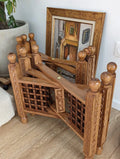 Table Siniya traditionnelle circulaire en cuivre